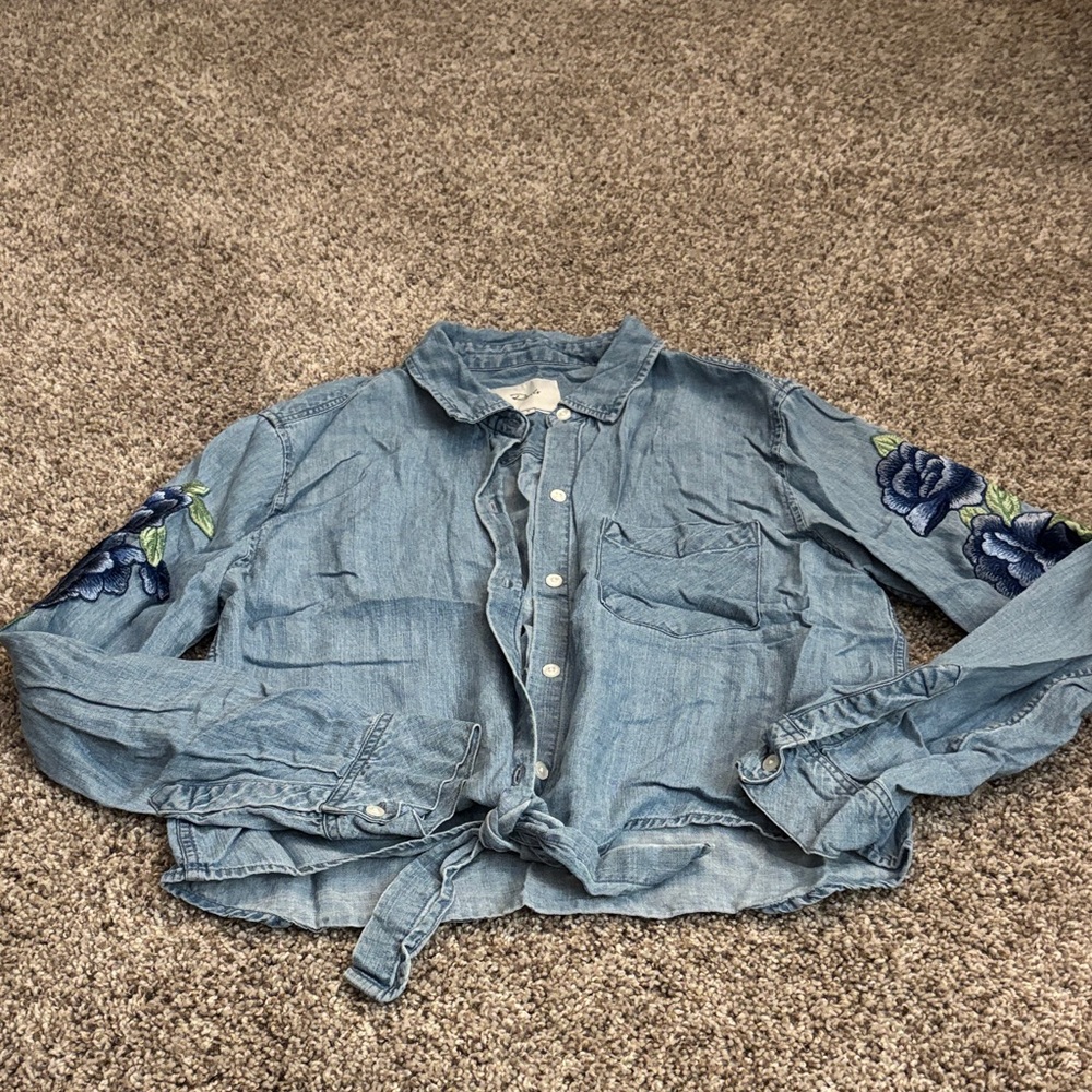 Rails Sky Blue Button-Up Shirt